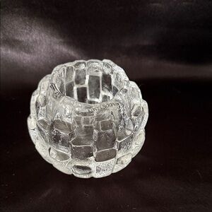 Kosta Boda Igloo ClearI Glass Candle Holder